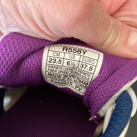 Asics Gel-Blade 5 Women's Court Shoes, White/Pistachio/Grape/Size 6.5 - Picture 11 of 13